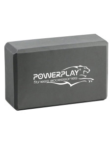 Блок для йоги PowerPlay 4006 Yoga Brick Сірий