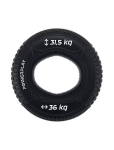 Еспандер кистьовий силіконовий PowerPlay PP-4330 Hand Grip Loops Hard 31.5-36 кг. Чорний