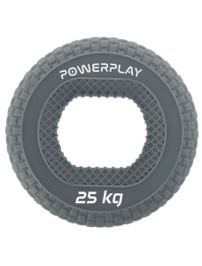 Еспандер кистьовий силіконовий PowerPlay PP-4333 Hand Grip Large 25 кг. Сірий