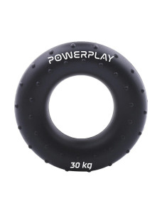Еспандер кистьовий силіконовий PowerPlay PP-4338 Hand Grip Hard 30 кг. Чорний