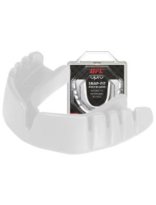 Капа боксерська OPRO Snap-Fit UFC Hologram White (art.002257002)