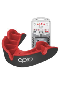 Капа OPRO Silver взрослая (возраст 11+) Black/Red (art.102502001)