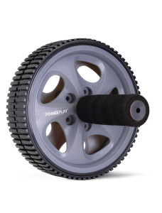 Колесо для преса PowerPlay PP-4345 Exercise Wheel (d16.5cm.) Сіре
