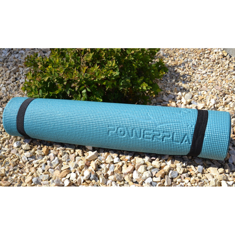 Коврик для йоги и фитнеса PowerPlay 4010 PVC Yoga Mat Зеленый (173x61x0.6)