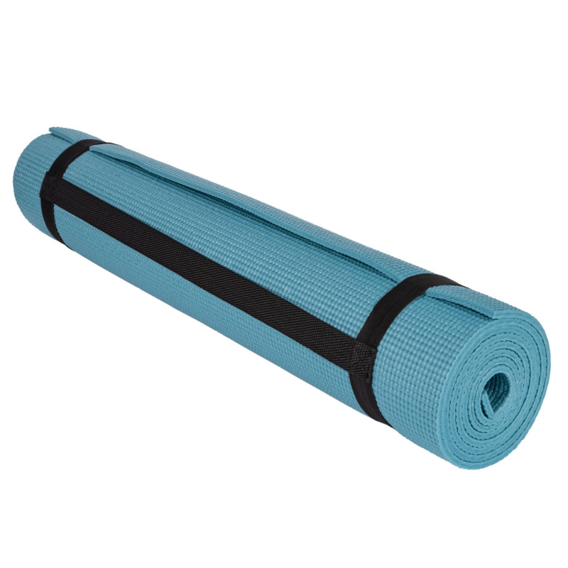 Коврик для йоги и фитнеса PowerPlay 4010 PVC Yoga Mat Зеленый (173x61x0.6)