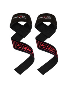 Лямки для тяги PowerPlay 7064 Чорно-Червоні