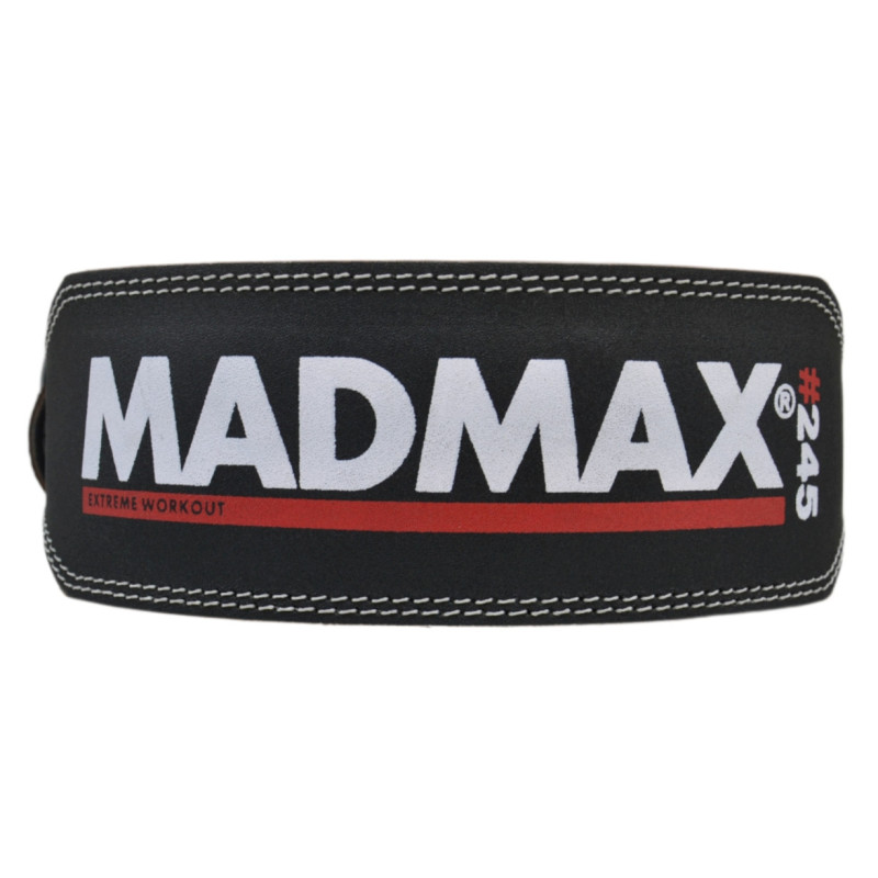 Пояс для важкої атлетики MadMax MFB-245 Full leather шкіряний Black S