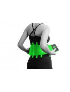Пояс компресійний MadMax MFA-277 Slimming belt Black/neon green L