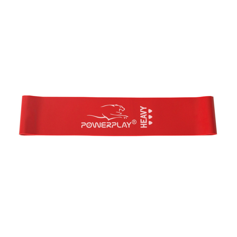 Резинка для фітнесу PowerPlay 4114 Mini Power Band 1.2мм. Heavy Червона (12-15кг)