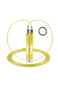 Скакалка швидкісна на підшипниках алюмінієва MadMax MFA-286 Speed jump rope Yellow