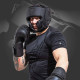 Боксерский шлем RDX T15 Noir Cheek Protector Matte Black L (капа в комплекте)