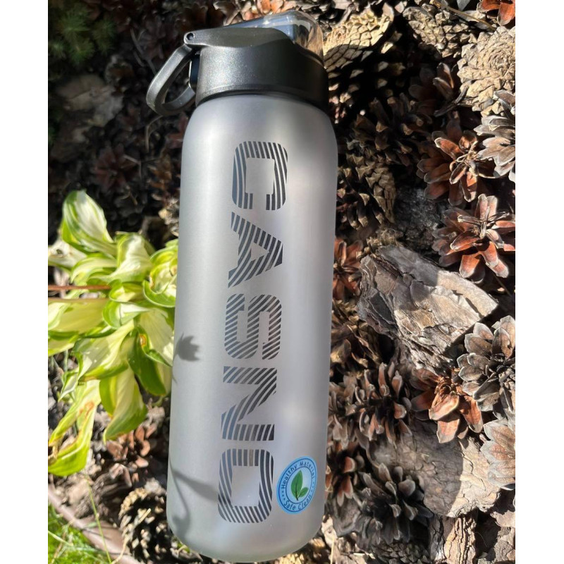 Пляшка для води CASNO 1000 мл KXN-1247 Чорна