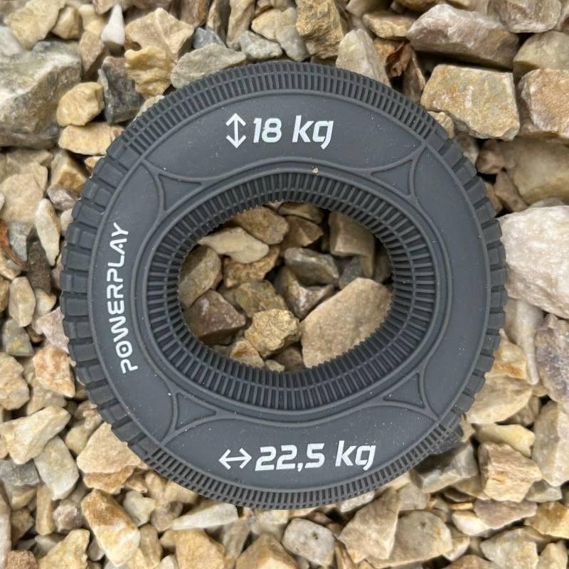 Эспандер кистевой силиконовый PowerPlay PP-4330 Hand Grip Loops Medium 18-22,5-36 кг. Серый