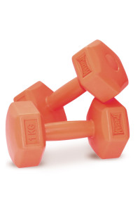 Гантели композитные PowerPlay 4124 Hercules 21 кг. Оранжевые (пара - 2шт.)