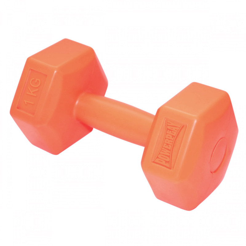 Гантели композитные PowerPlay 4124 Hercules 21 кг. Оранжевые (пара - 2шт.)