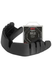 Капа боксерська OPRO Junior Snap-Fit UFC Hologram Black (art.002263001)