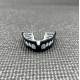 Капа OPRO Silver доросла (вік 11+) Grillz Black/Silver (art.102502013)