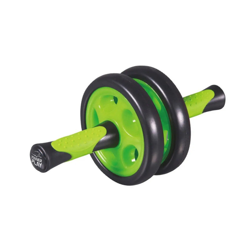 Колесо для преса подвійне PowerPlay 4327 Dual-Core Ab Wheel Чорно-червоне