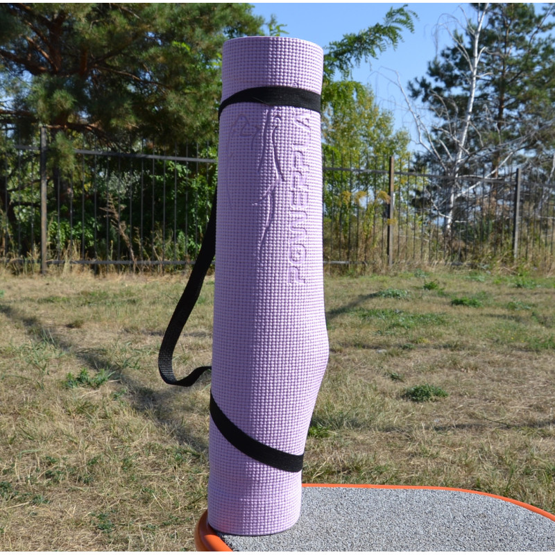 Коврик для йоги и фитнеса PowerPlay 4010 PVC Yoga Mat Лавандовый (173x61x0.6)