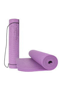 Коврик для йоги и фитнеса PowerPlay 4010 PVC Yoga Mat Лавандовый (173x61x0.6)