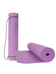 Килимок для йоги та фітнесу PowerPlay 4010 PVC Yoga Mat Лавандовий (173x61x0.6)