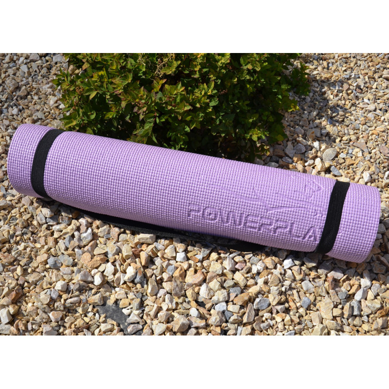 Коврик для йоги и фитнеса PowerPlay 4010 PVC Yoga Mat Лавандовый (173x61x0.6)