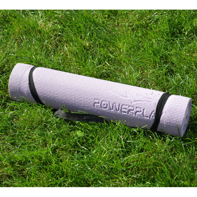 Коврик для йоги и фитнеса PowerPlay 4010 PVC Yoga Mat Лавандовый (173x61x0.6)