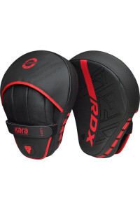 Лапи боксерські RDX F6 KARA Matte Red