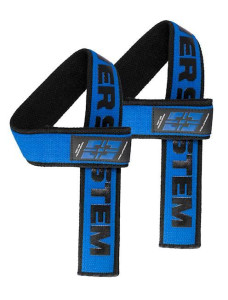 Лямки для тяги Power System PS-3401 Lifting Straps Duplex Black/Blue