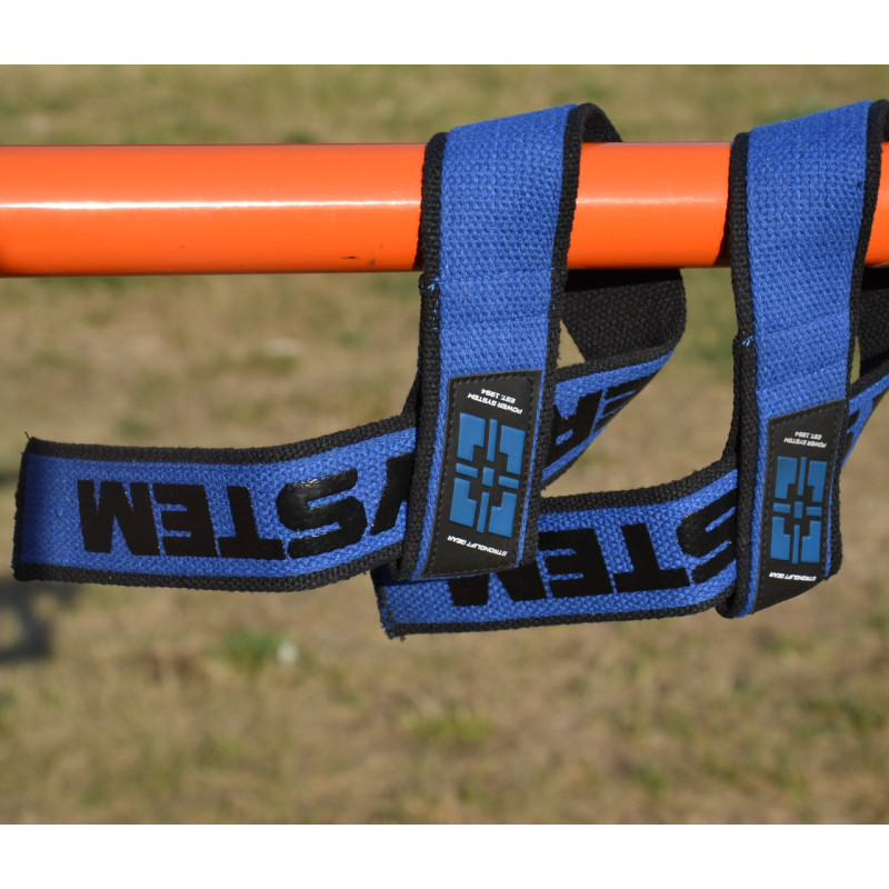 Лямки для тяги Power System PS-3401 Lifting Straps Duplex Black/Blue