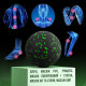 Масажний м*яч PowerPlay PP-4351 Epp Massage Ball (d10) Чорно/Зелений
