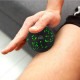 Масажний м*яч PowerPlay PP-4351 Epp Massage Ball (d10) Чорно/Зелений