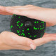 Масажний м*яч PowerPlay PP-4351 Epp Massage Ball (d10) Чорно/Зелений