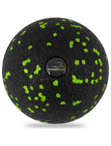 Масажний м*яч PowerPlay PP-4351 Epp Massage Ball (d10) Чорно/Зелений
