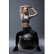 М*яч для фітнесу (фітбол) Power System PS-4011 ?55 cm PRO Gymball Black