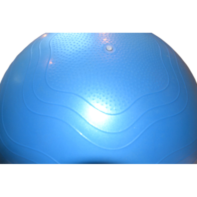 М*яч для фітнесу (фітбол) укріплений PowerPlay 4000 ?65 cm Premium Gymball Anti-Burst Синій + помпа