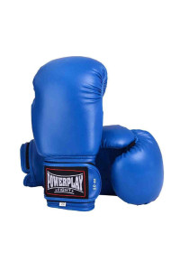 Перчатки для бокса PowerPlay 3004 Classic Синие 10 унций