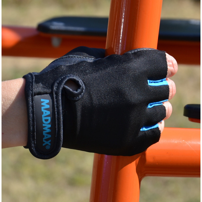 Рукавички для фітнесу MadMax MFG-251 Rainbow Turquoise XS