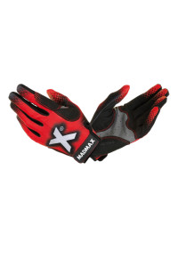 Рукавички для фітнесу MadMax MXG-101 X Gloves Black/Grey/Red M