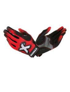 Рукавички для фітнесу MadMax MXG-101 X Gloves Black/Grey/Red M