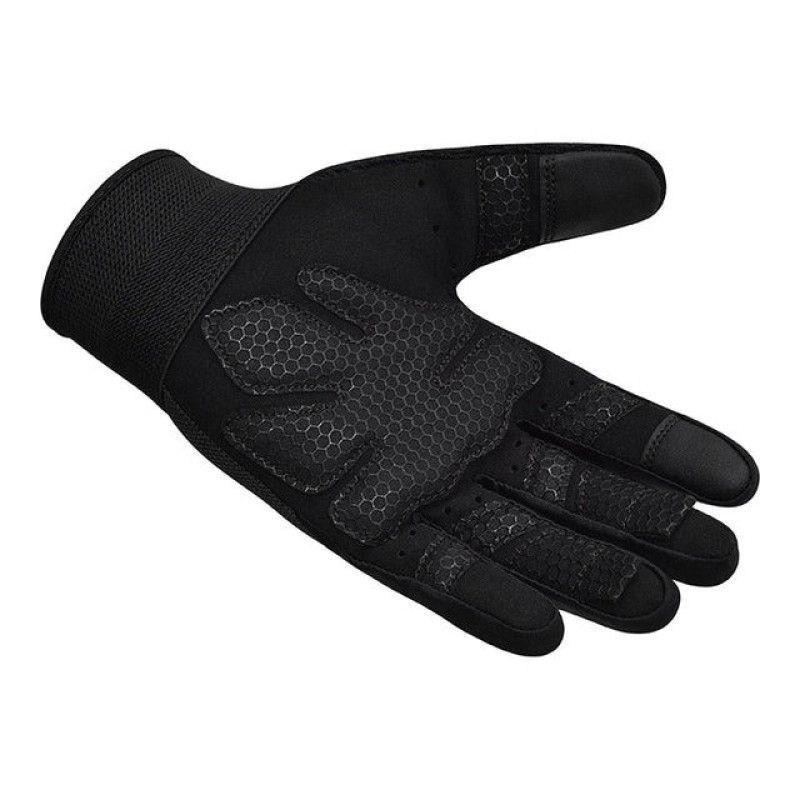Рукавички для фітнесу RDX W1 Full Finger Plus Black S