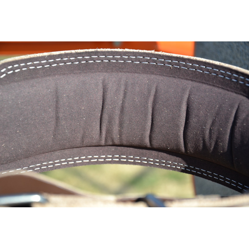 Пояс для важкої атлетики MadMax MFB-246 Full leather шкіряний Chocolate brown S