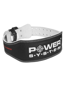 Пояс для важкої атлетики Power System PS-3250 Power Basic шкіряний Black S
