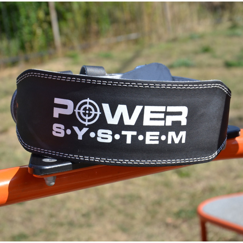 Пояс для важкої атлетики Power System PS-3250 Power Basic шкіряний Black S