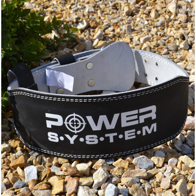 Пояс для важкої атлетики Power System PS-3250 Power Basic шкіряний Black S
