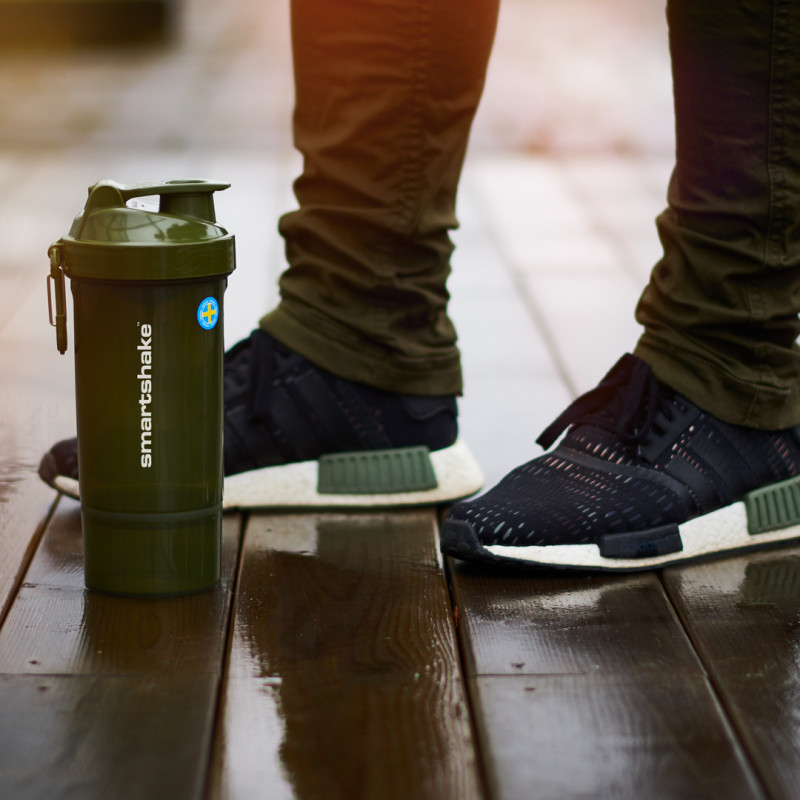 Шейкер спортивний SmartShake Original2GO One 800ml Army Green