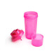 Шейкер спортивний SmartShake Slim 500ml Neon Pink