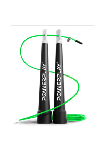 Скакалка скоростная PowerPlay 4202 Ultra Speed ​​Rope Зеленая (2,9m.)