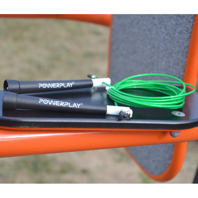 Скакалка скоростная PowerPlay 4202 Ultra Speed ​​Rope Зеленая (2,9m.)