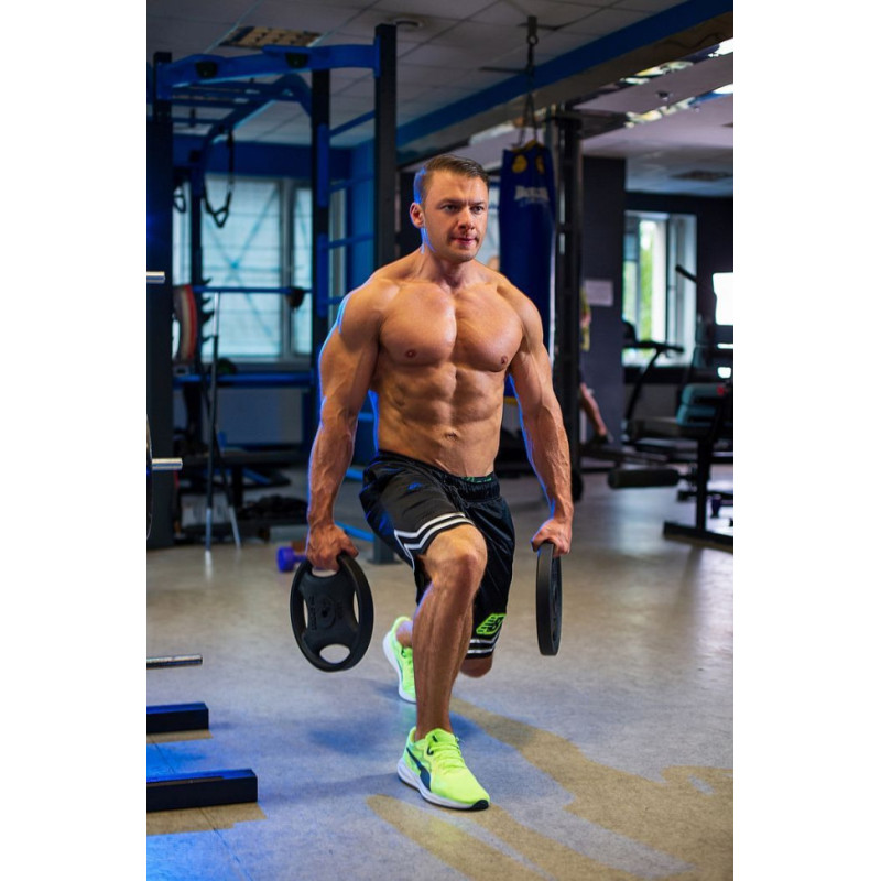 Диск RN-Sport 10 кг під гриф 25мм для штанги з Quatro хватом